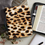 Cheetah Print Leather Bible Cover