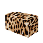 Cheetah Print Leather Tissue Box Cover