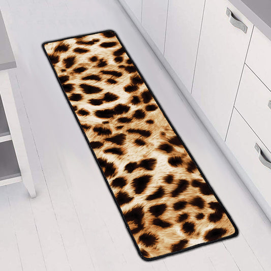 Cheetah Print Long Kitchen Mat