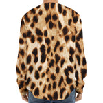 Cheetah Print Long Sleeve Baseball Jersey