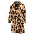 Cheetah Print Men's Bathrobe