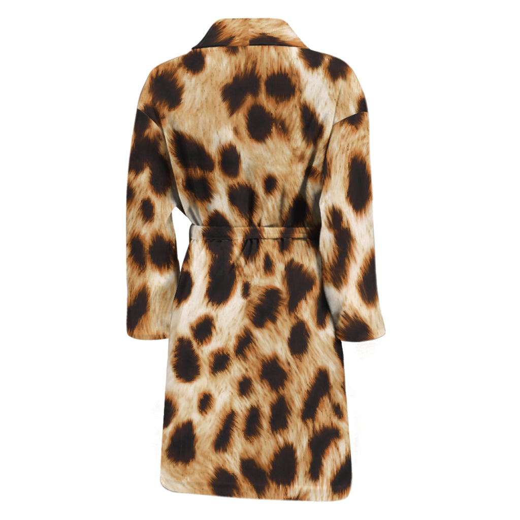 Cheetah Print Men's Bathrobe