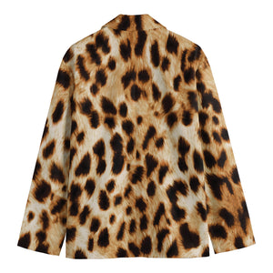 Cheetah Print Men's Blazer