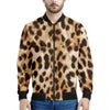 Cheetah Print Men's Bomber Jacket