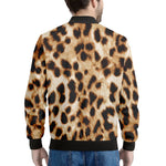 Cheetah Print Men's Bomber Jacket