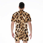 Cheetah Print Men's Rompers