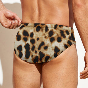 Cheetah Print Men's Swim Briefs