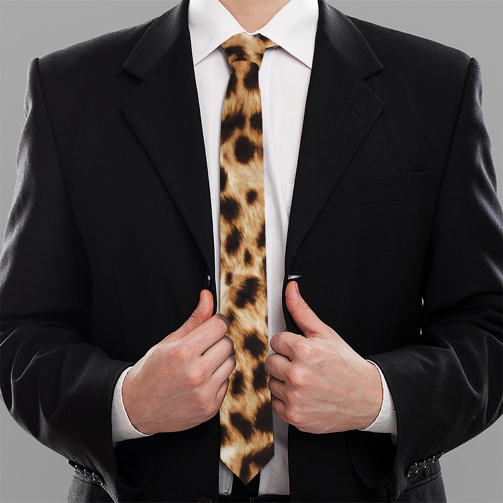 Cheetah Print Necktie