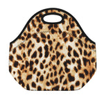 Cheetah Print Neoprene Lunch Bag