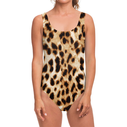 Cheetah Print One Piece Swimsuit