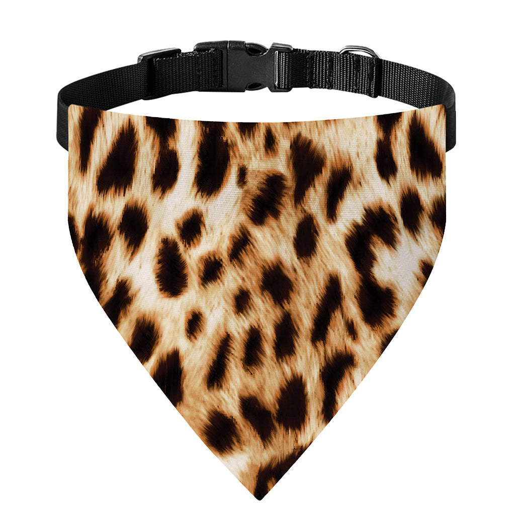Cheetah Print Over The Collar Dog Bandana
