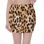 Cheetah Print Pencil Mini Skirt