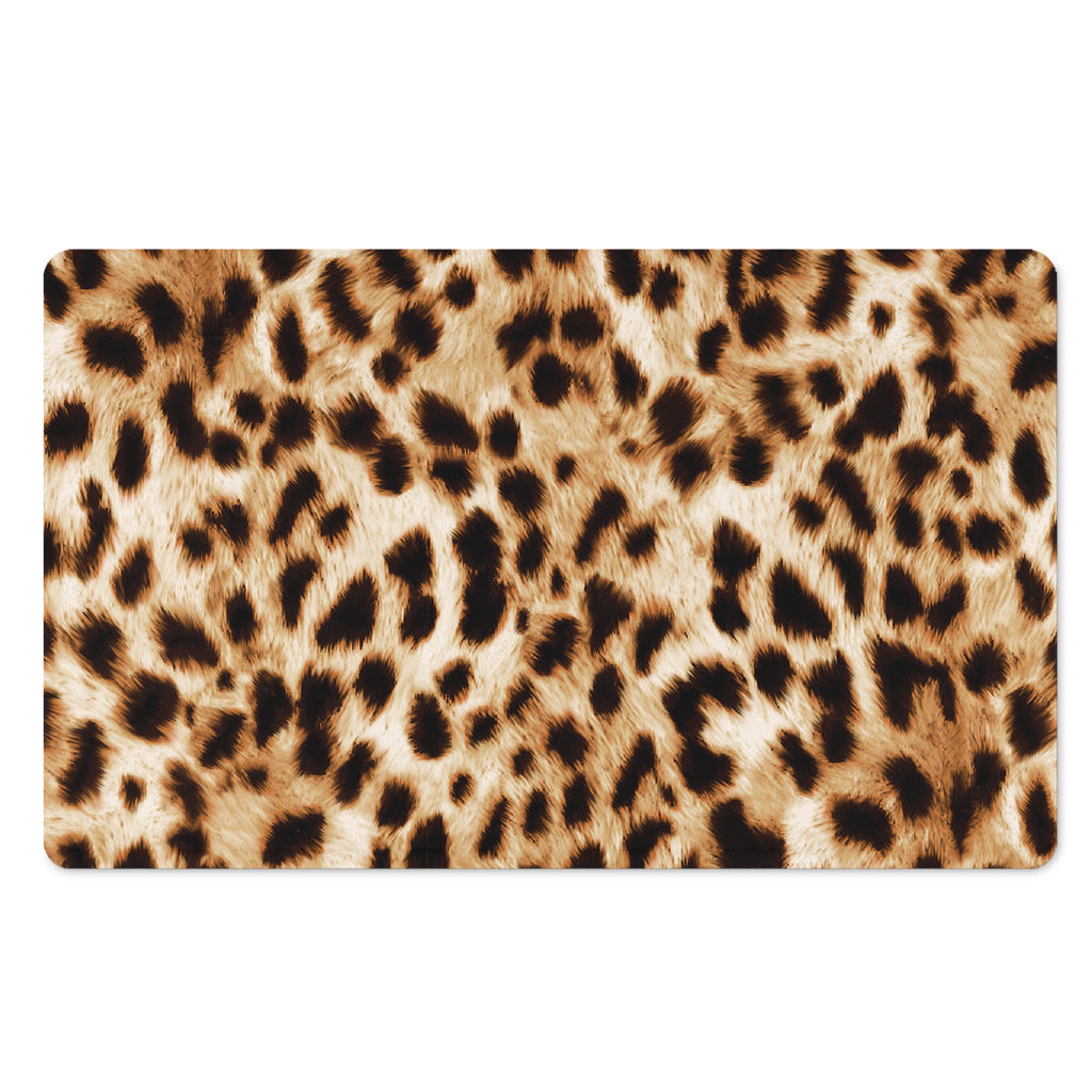 Cheetah Print Polyester Doormat