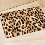 Cheetah Print Polyester Doormat