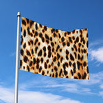 Cheetah Print Polyester Flag