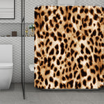 Cheetah Print Polyester Shower Curtain