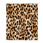 Cheetah Print Polyester Shower Curtain