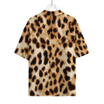 Cheetah Print Rayon Hawaiian Shirt