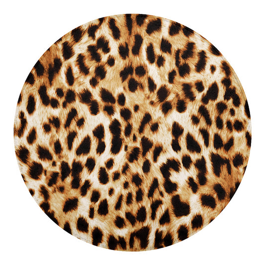 Cheetah Print Round Blanket
