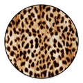 Cheetah Print Round Floor Mat
