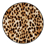 Cheetah Print Round Floor Mat