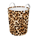 Cheetah Print Round Laundry Basket