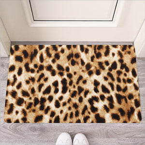 Cheetah Print Rubber Doormat