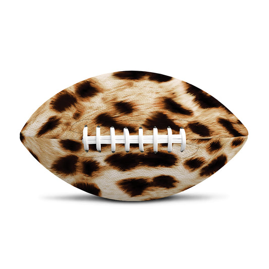 Cheetah Print Rugby Ball
