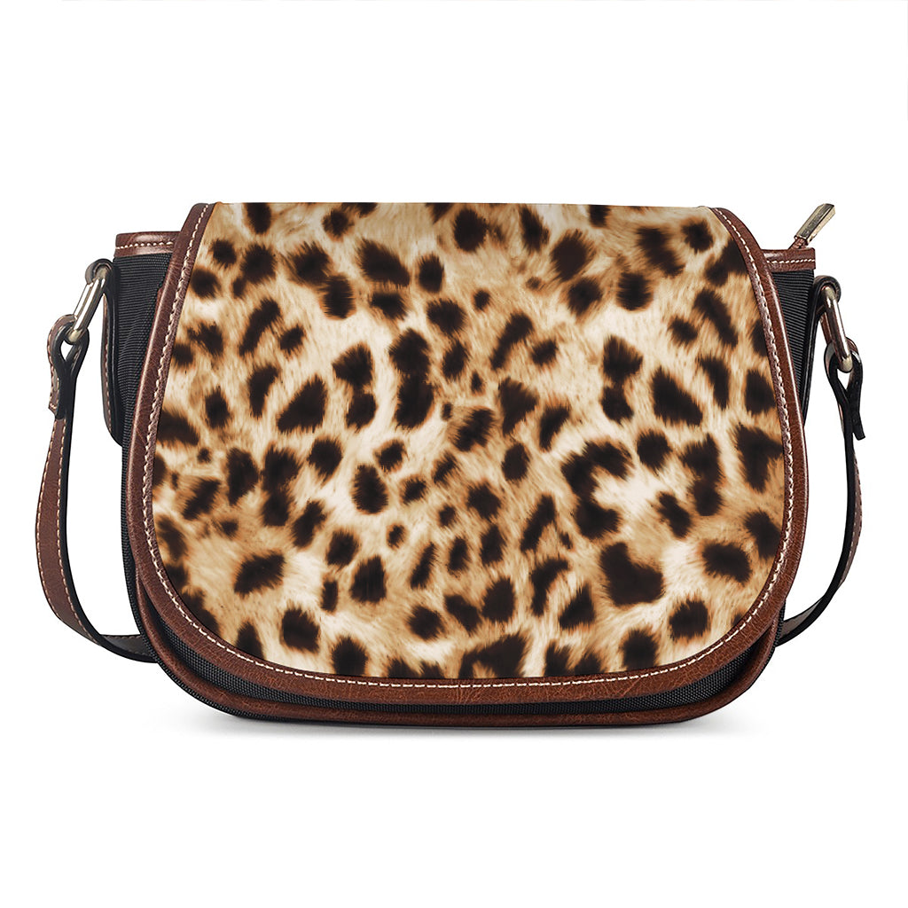 Cheetah Print Saddle Bag