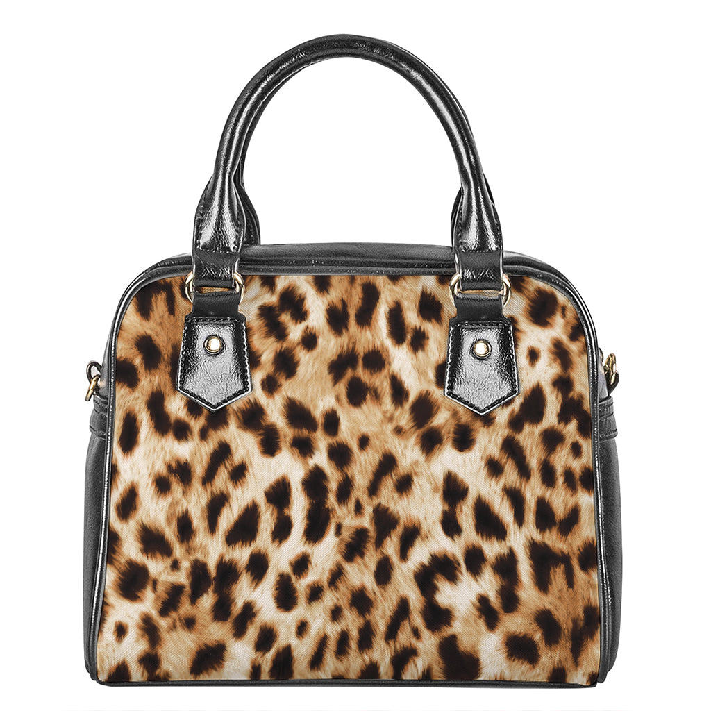 Cheetah Print Shoulder Handbag