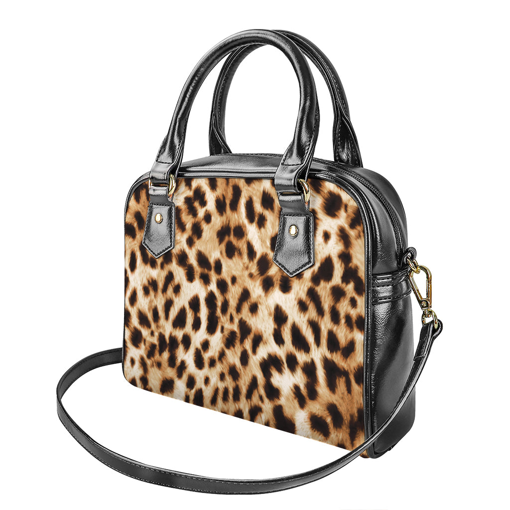 Cheetah Print Shoulder Handbag