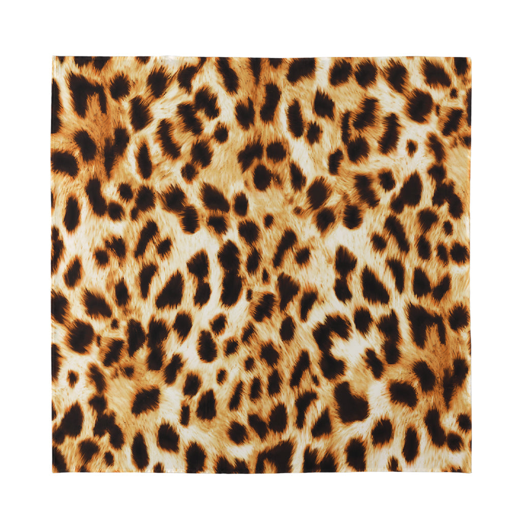 Cheetah Print Silk Bandana