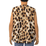 Cheetah Print Sleeveless Baseball Jersey