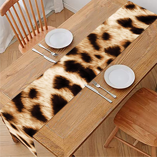 Cheetah Print Table Runner