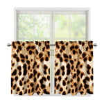 Cheetah Print Tier Curtains