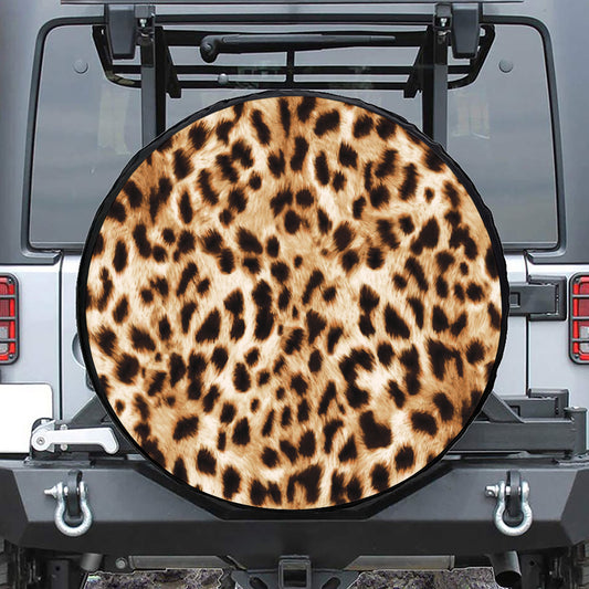 Cheetah Print Tire Cover
