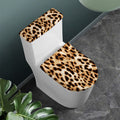 Cheetah Print Toilet Lid And Tank Cover Set