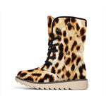 Cheetah Print Winter Boots