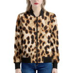 Cheetah Print Women's Bomber Jacket