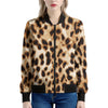 Cheetah Print Women's Bomber Jacket