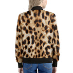 Cheetah Print Women's Bomber Jacket