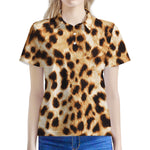 Cheetah Print Women's Polo Shirt