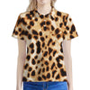 Cheetah Print Women's Polo Shirt