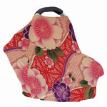 Cherry Blossom Kimono Pattern Print Baby Seat Cover