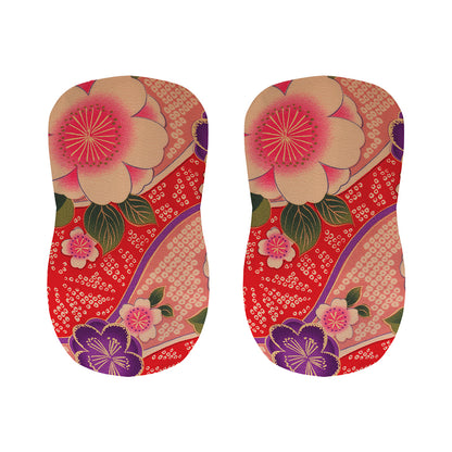 Cherry Blossom Kimono Pattern Print Bar Stool Covers