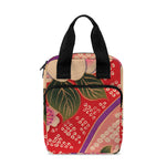 Cherry Blossom Kimono Pattern Print Bible Tote Bag