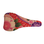 Cherry Blossom Kimono Pattern Print Bicycle Seat Cover