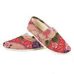 Cherry Blossom Kimono Pattern Print Casual Shoes
