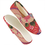 Cherry Blossom Kimono Pattern Print Casual Shoes