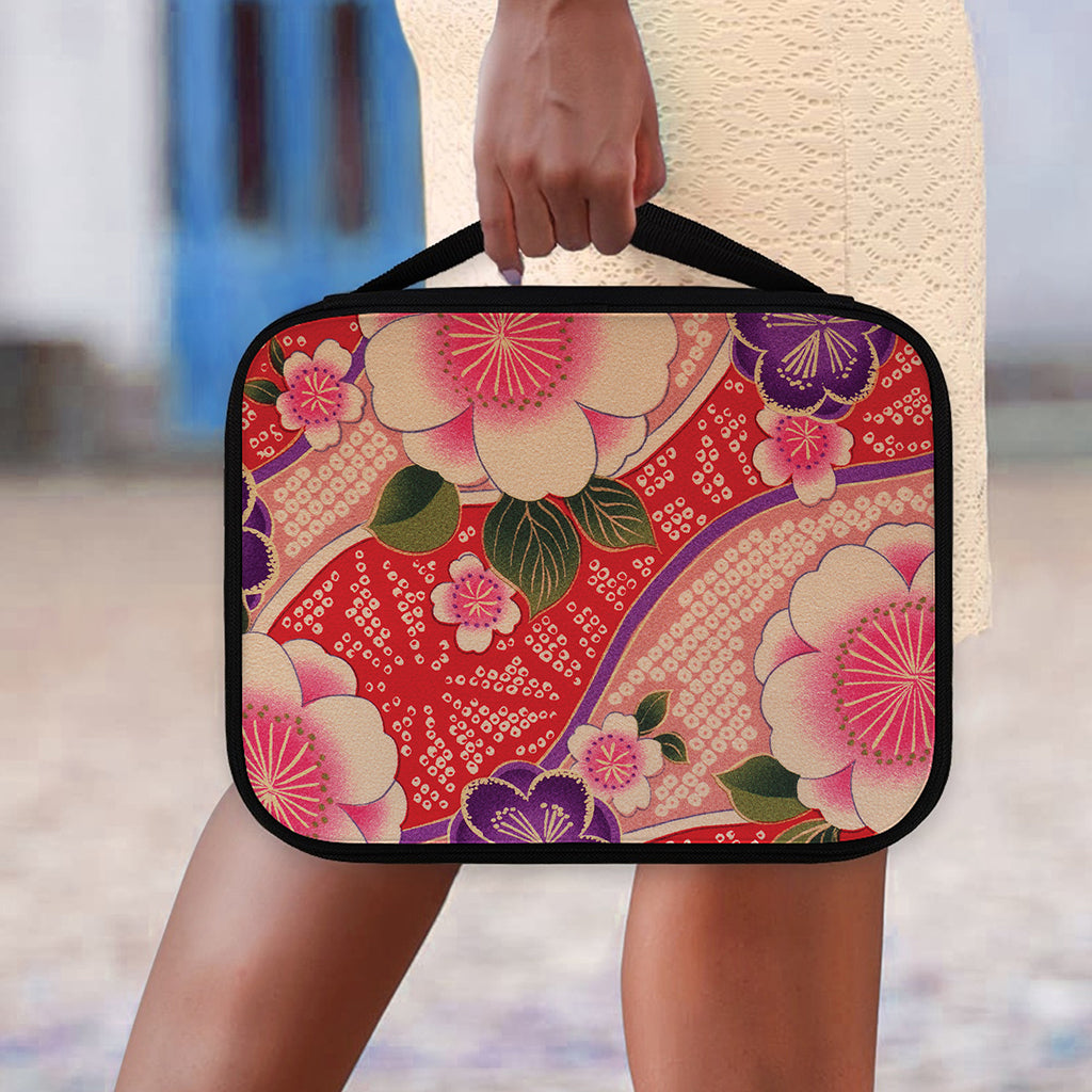 Cherry Blossom Kimono Pattern Print Classic Bible Case